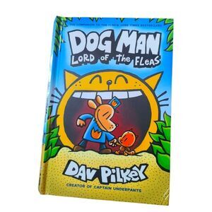 3/$20 DOGMAN LORD OF THE FLEAS Dav Pilkey Hardbound NWT